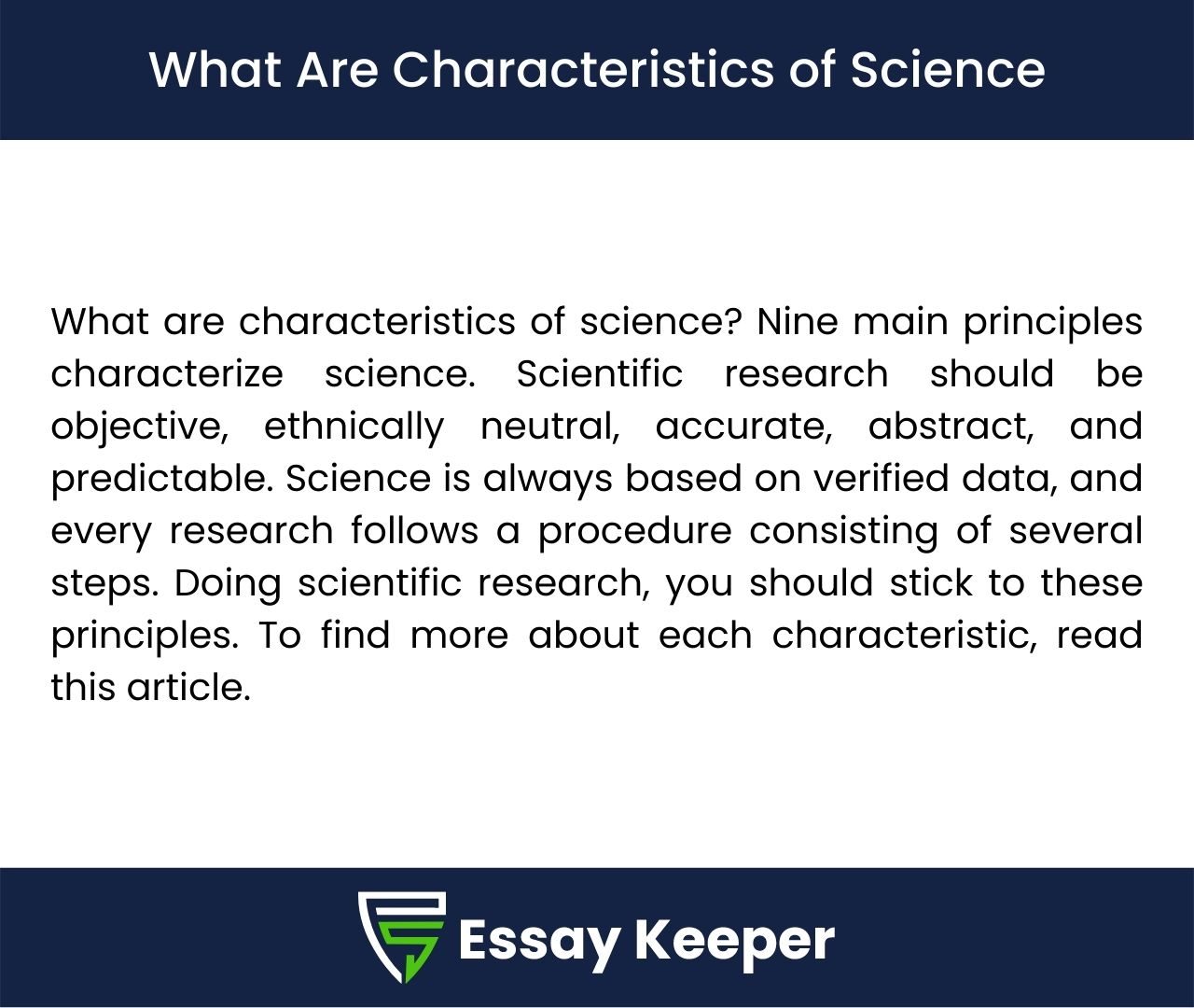 Characteristics of a Researcher - The Savvy Scientist